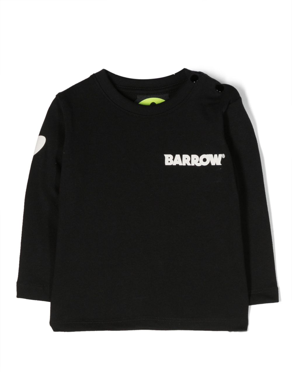 Barrow kids logo印花棉卫衣 - 黑色
