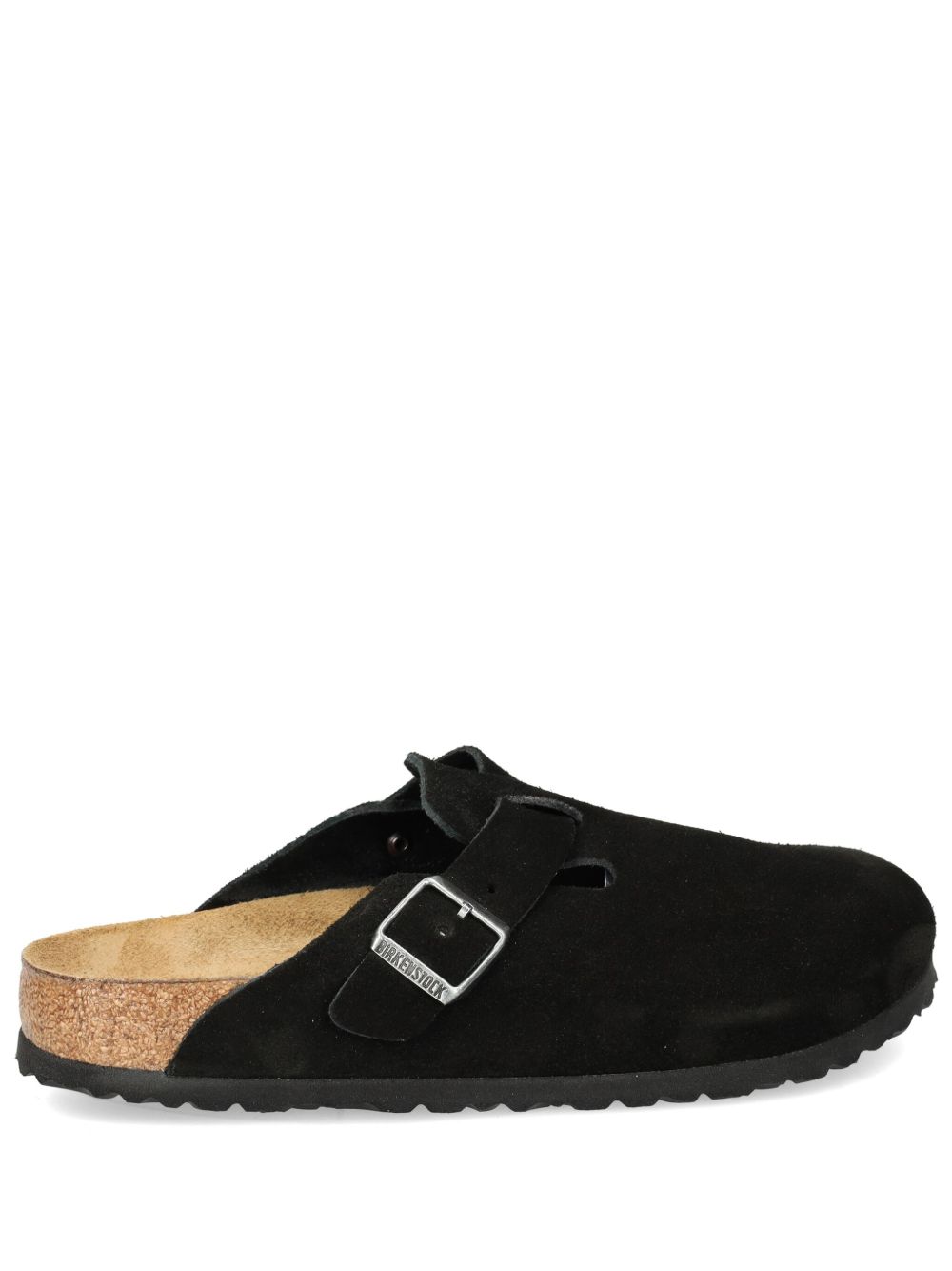 Birkenstock Boston 扣环缀饰凉鞋 - 黑色
