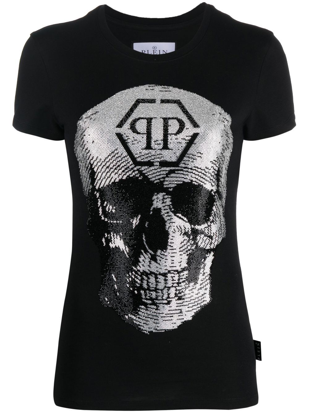 Philipp Plein Skull 印花T恤 - 黑色