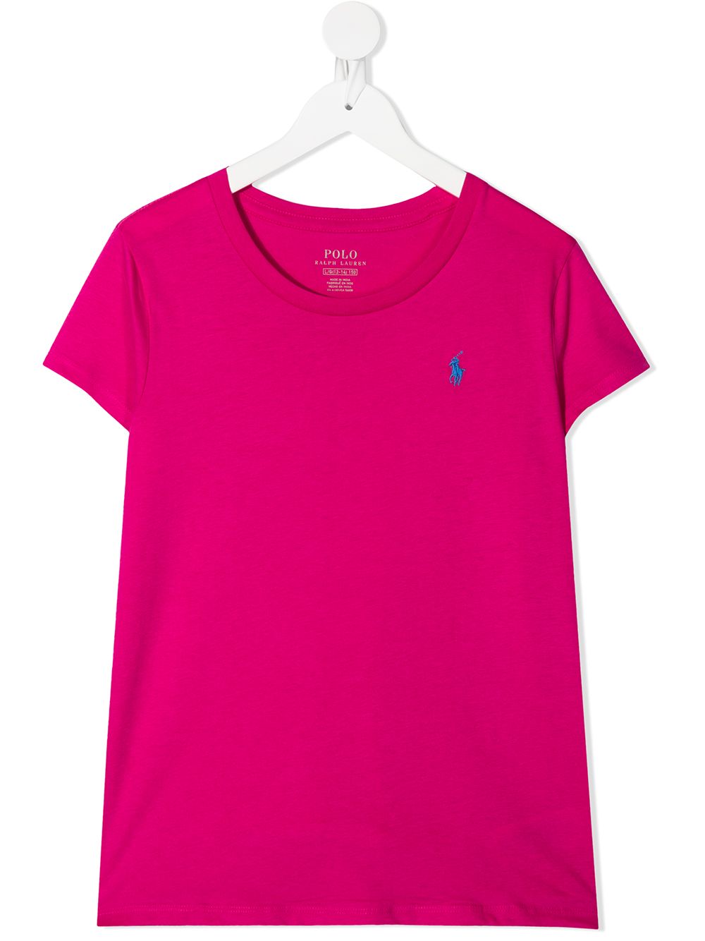 POLO RALPH LAUREN KIDS logo刺绣T恤 - 粉色
