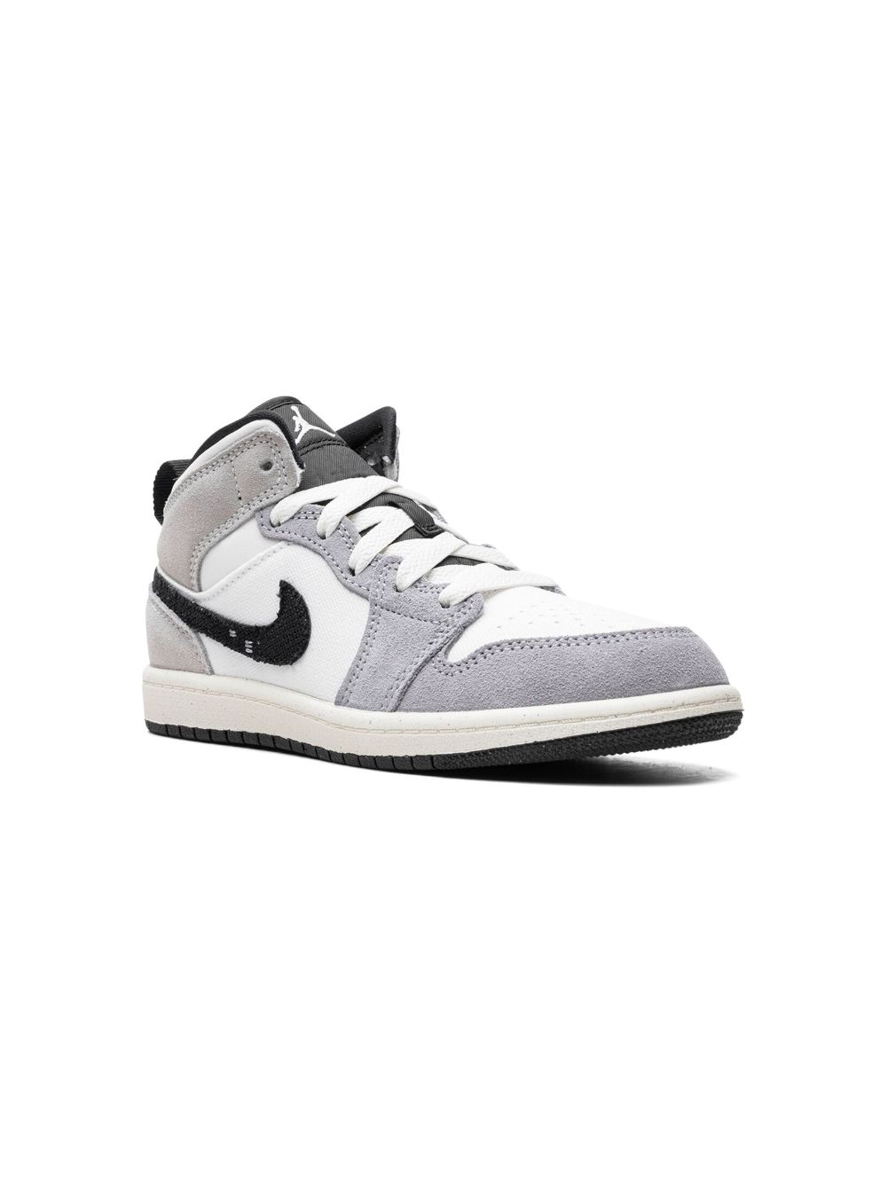 Jordan Kids Air Jordan 1 Mid SE Craft Cement Grey 运动鞋 - 灰色