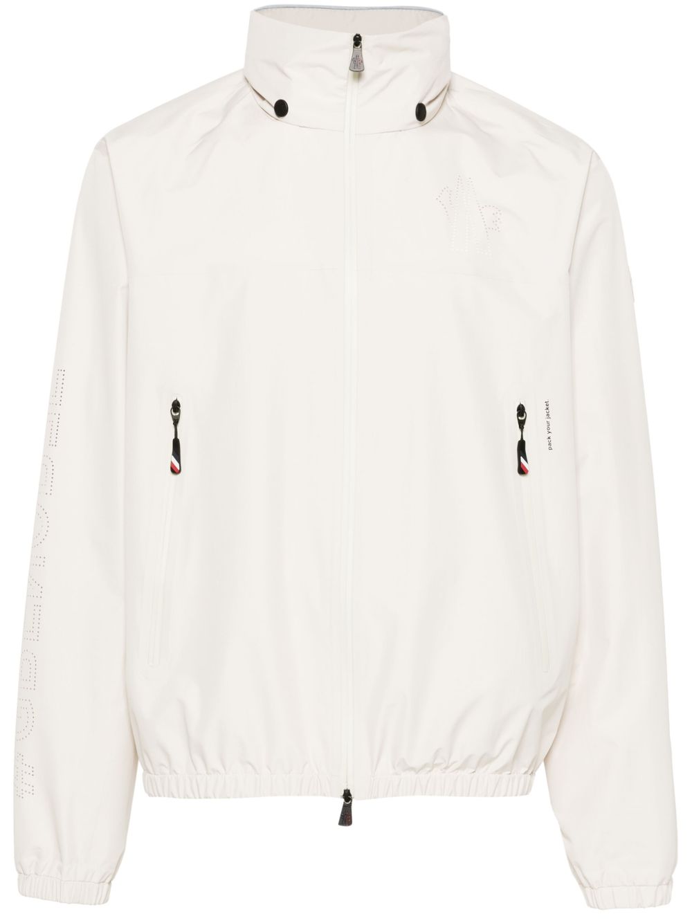 Moncler Grenoble Veille 拉链夹克 - 中性色