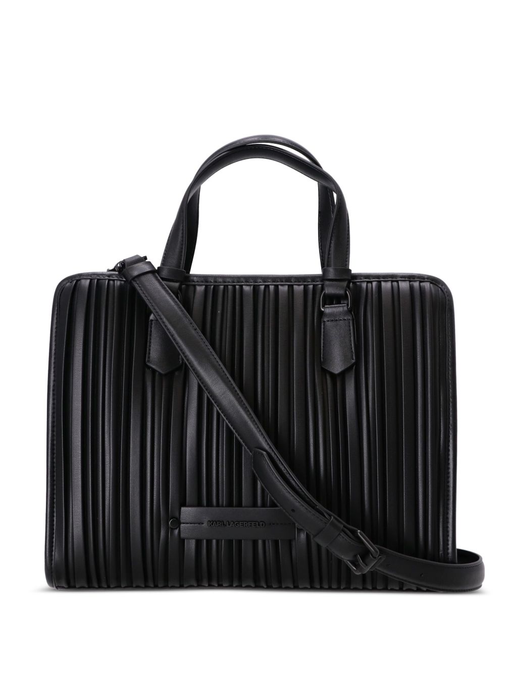 Karl Lagerfeld K/Kushion 中号手提包 - 黑色