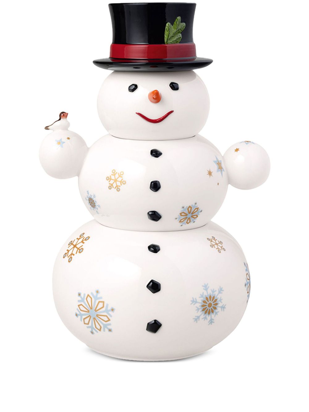 Villeroy & Boch Snowman 罐子（15厘米） - 白色