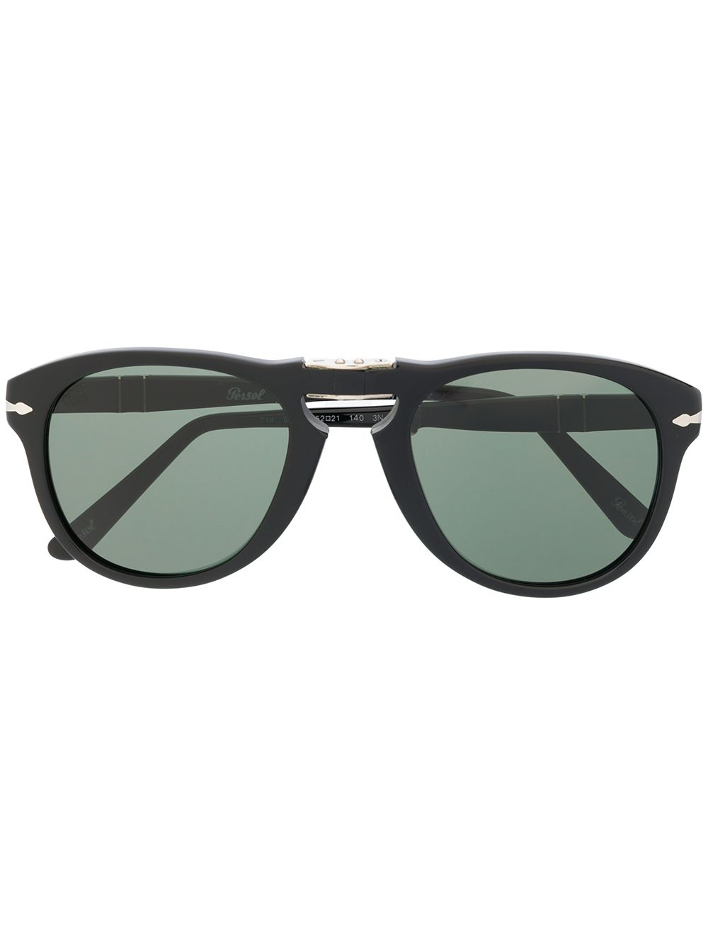 Persol 飞行员太阳眼镜 - 黑色