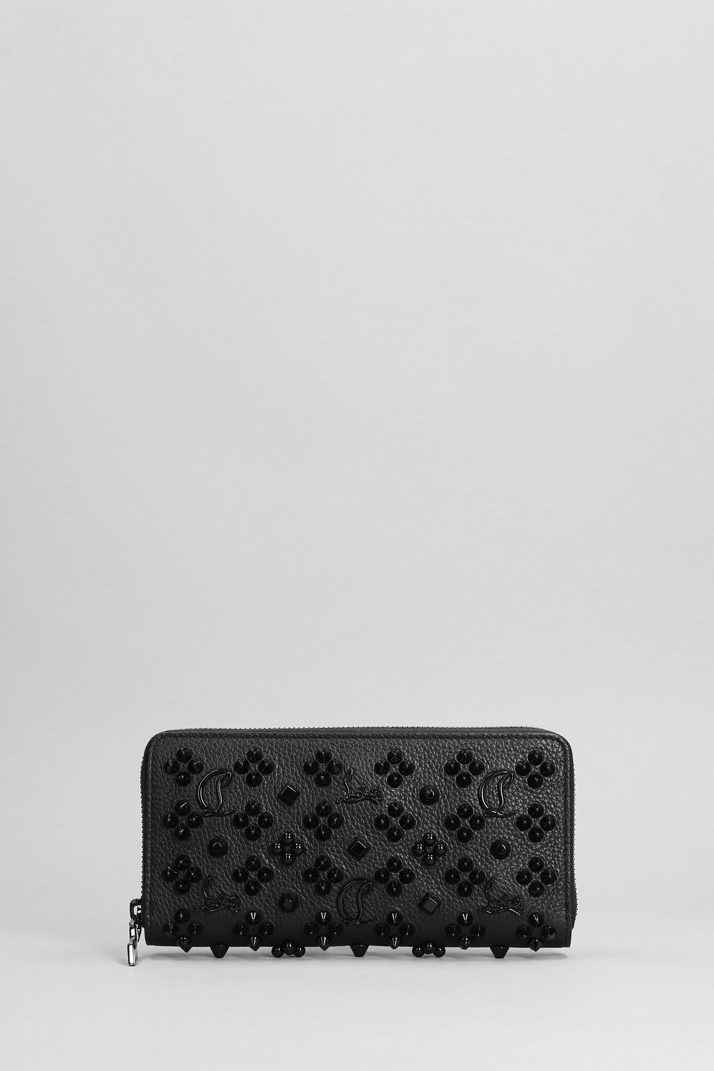 Christian Louboutin Panettone Studded Zip-around Wallet