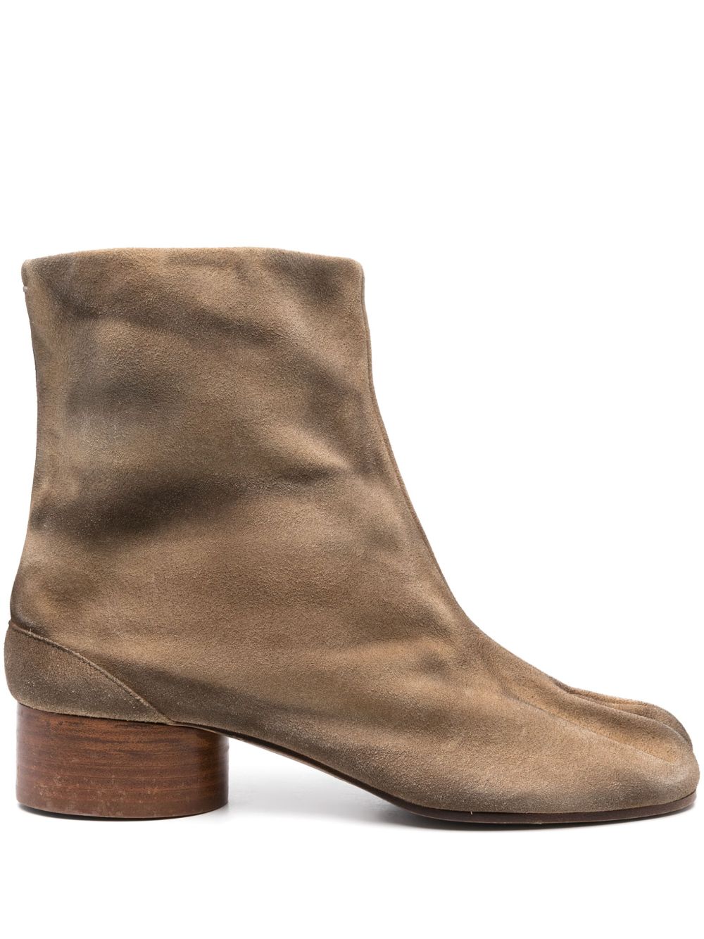 Maison Margiela Tabi 低跟及踝靴 - 褐色