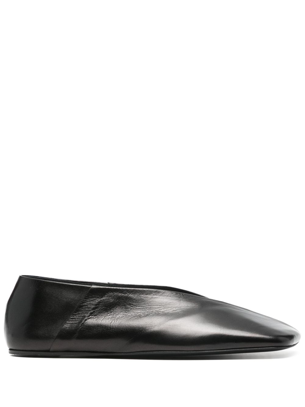 Jil Sander Tripon 芭蕾平底鞋 - 黑色