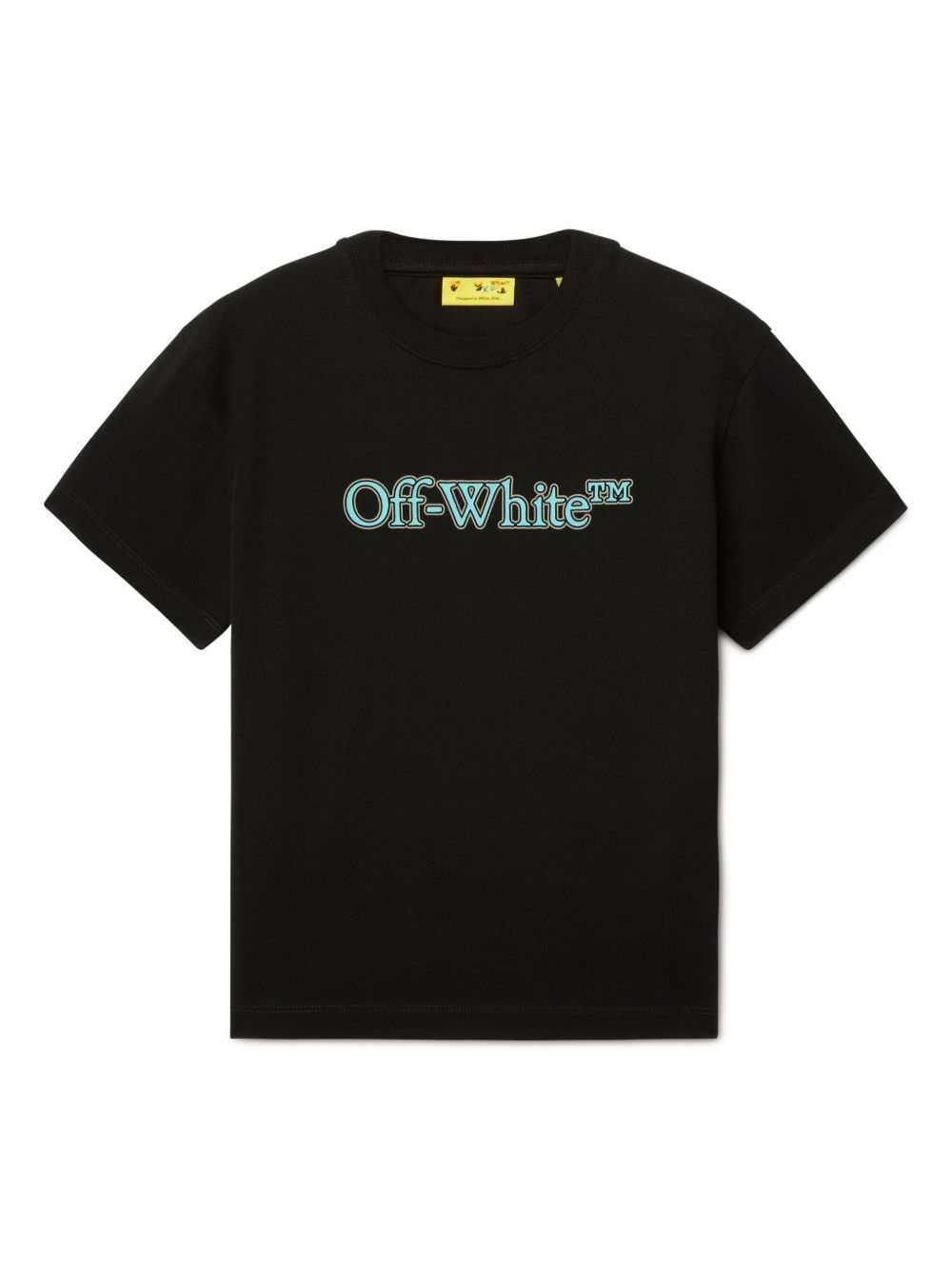 Off-White Kids Big Bookish T恤 - 黑色