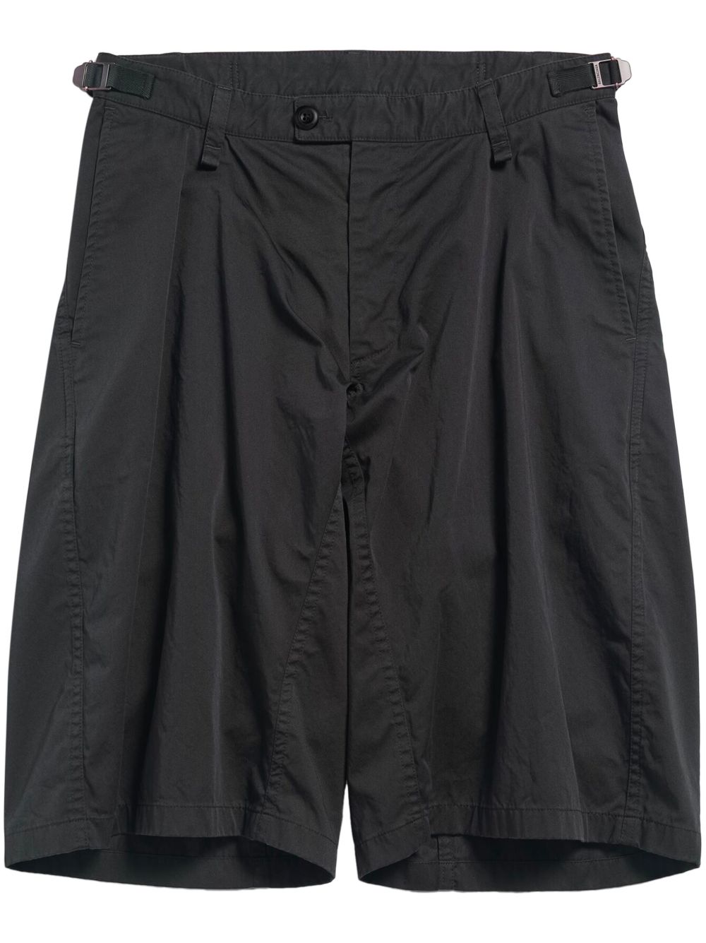 Balenciaga 经典棉短裤 - 黑色