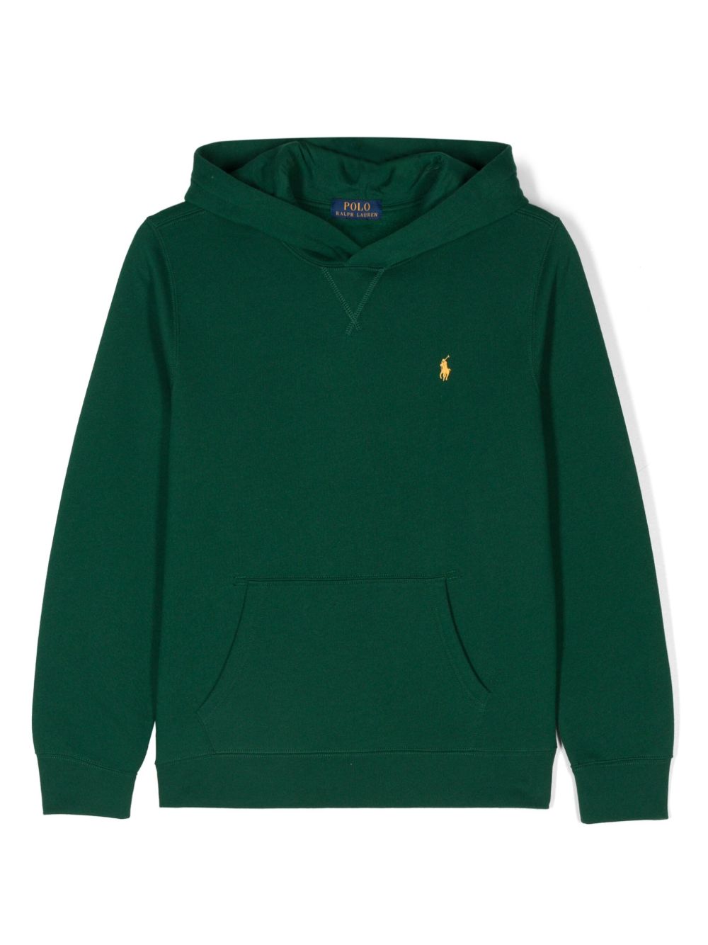 POLO RALPH LAUREN KIDS Polo Pony 刺绣连帽衫 - 绿色