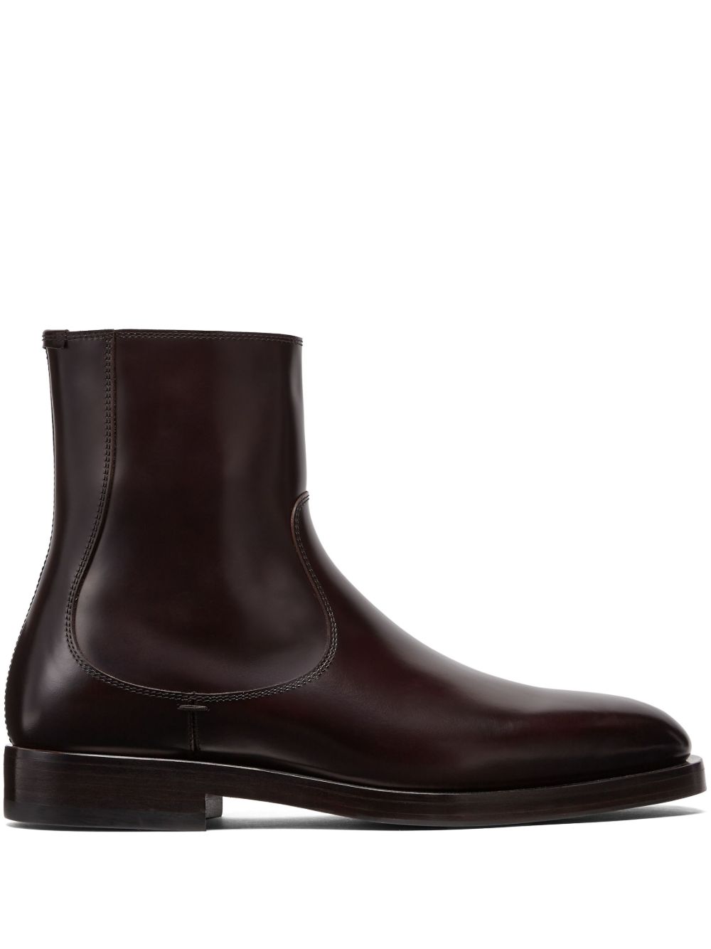 Brunello Cucinelli 皮靴 - 褐色