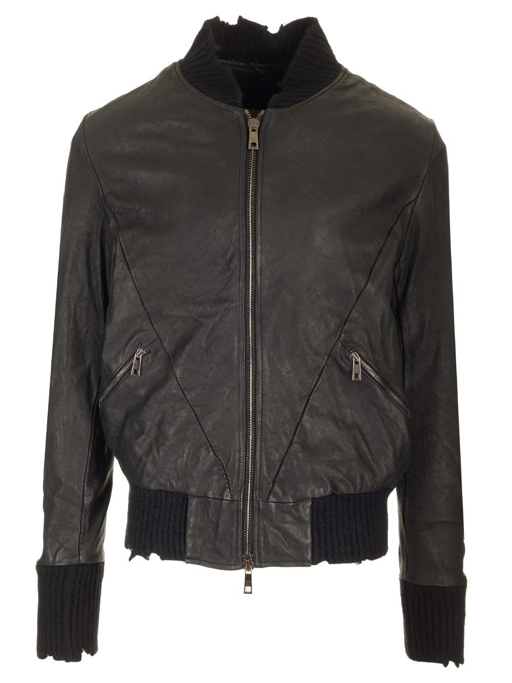 Giorgio Brato Bomber Brushed Vegetal Lamb Leather