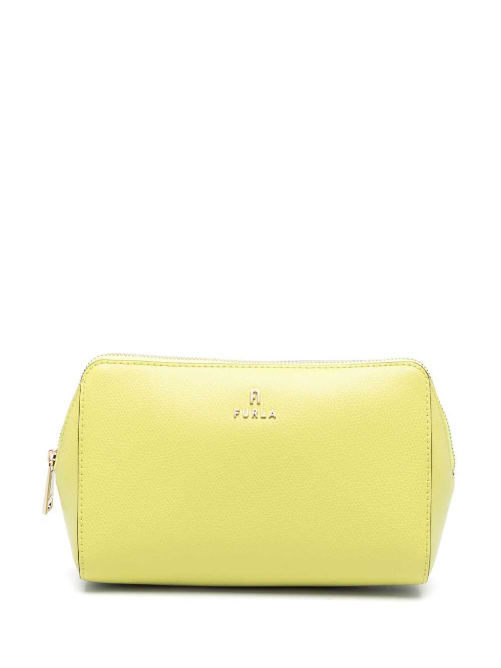 Furla Camelia L 皮质化妆包 - 黄色