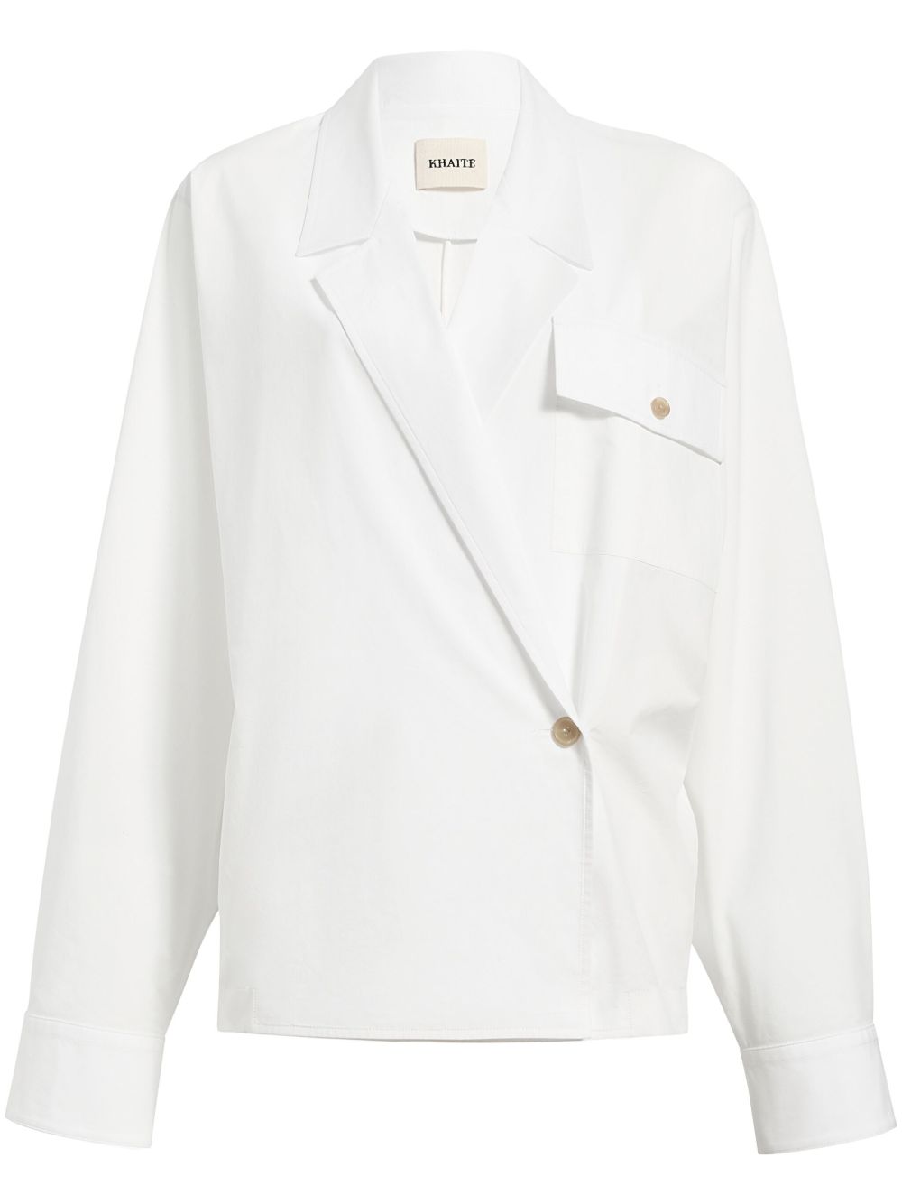 KHAITE Garth shirt - 白色