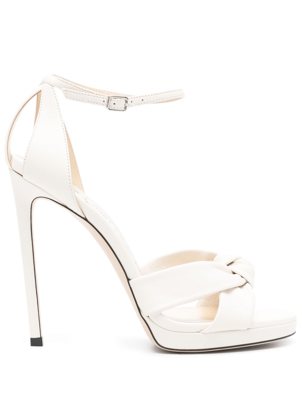 Jimmy Choo Pre-Owned Rosie 高跟凉鞋（12厘米，典藏款） - 白色
