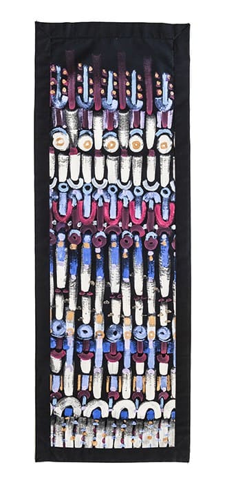 Le Botteghe su Gologone Tapestries Handpainted Colores 50x145 Cm