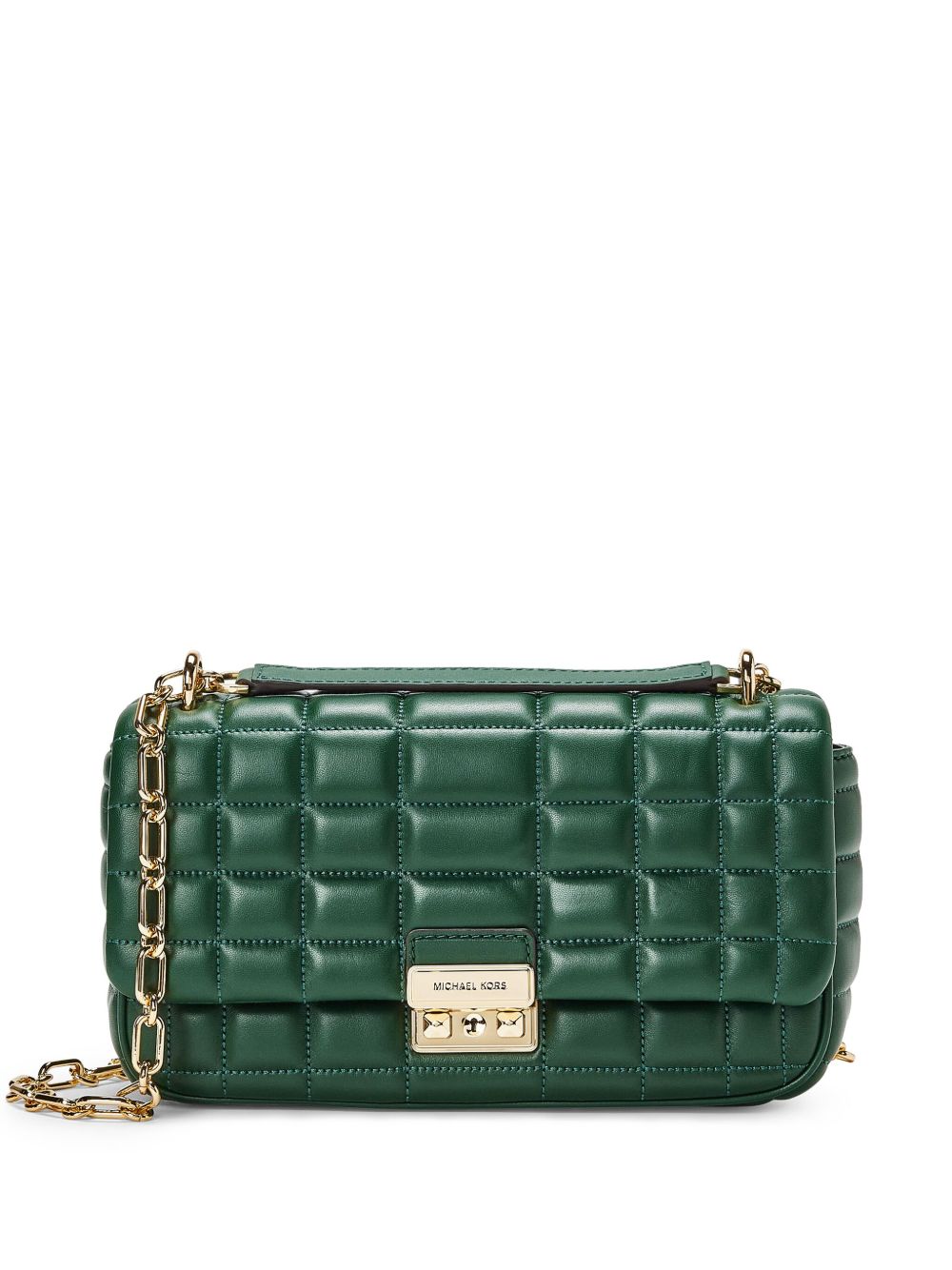 Michael Kors Tribeca 大号单肩包 - 绿色