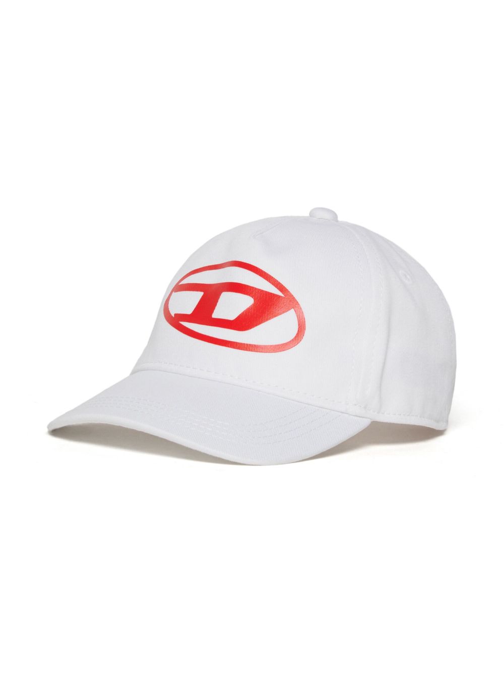 Diesel Kids logo印花棉棒球帽 - 白色