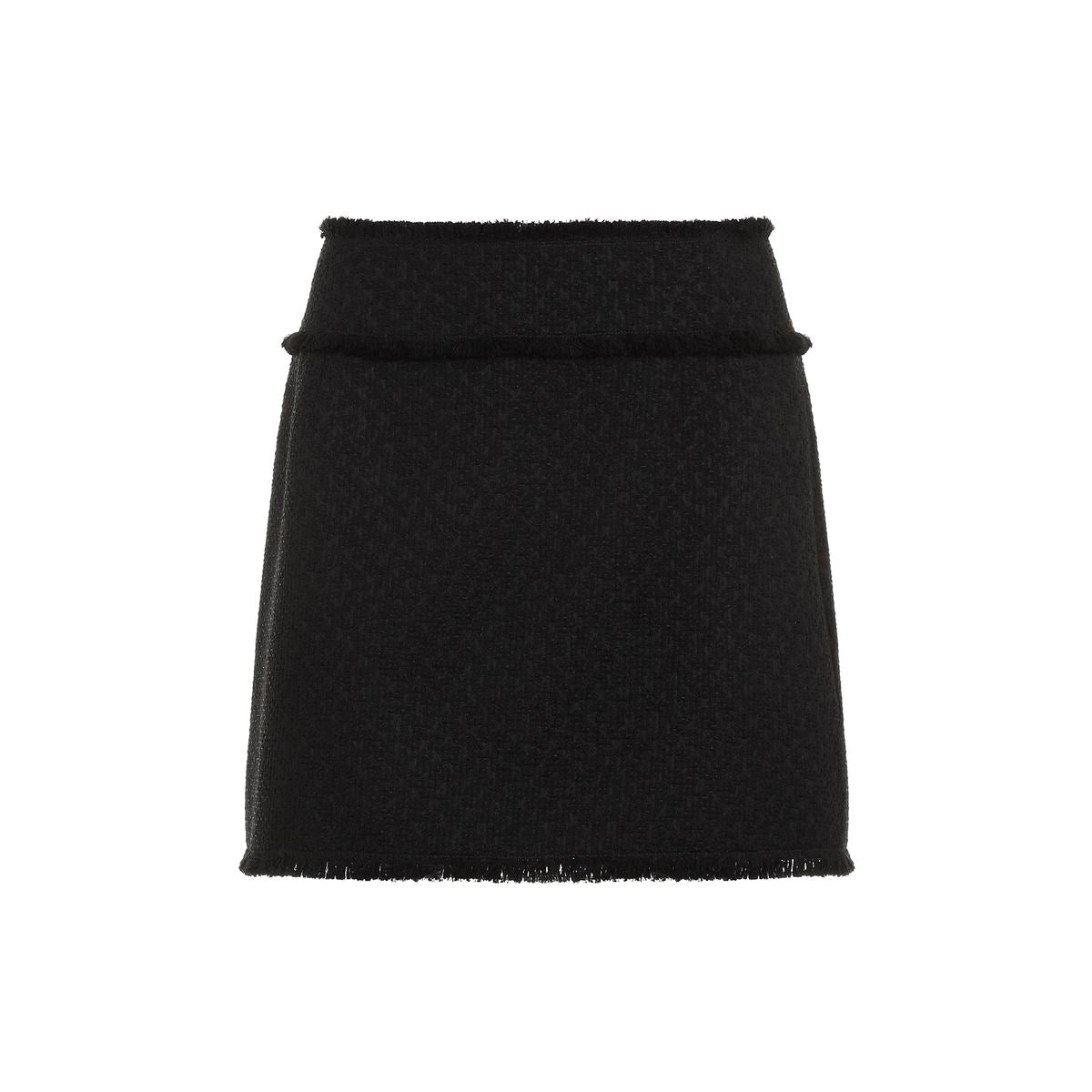 Dolce & Gabbana Raschel Tweed Skirt Clothing