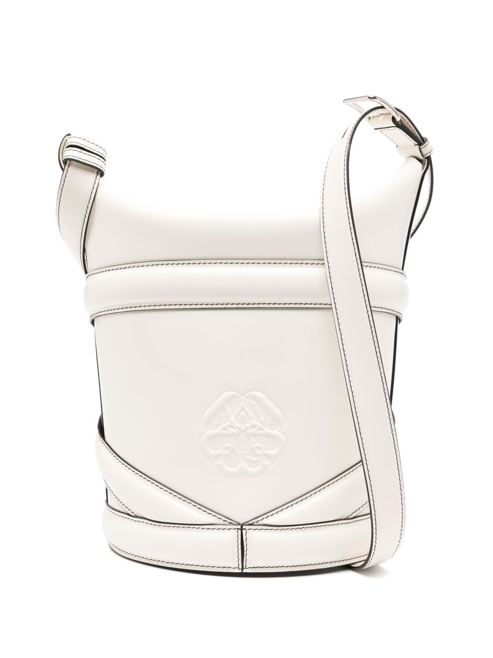 Alexander McQueen The Curve 单肩包 - 白色