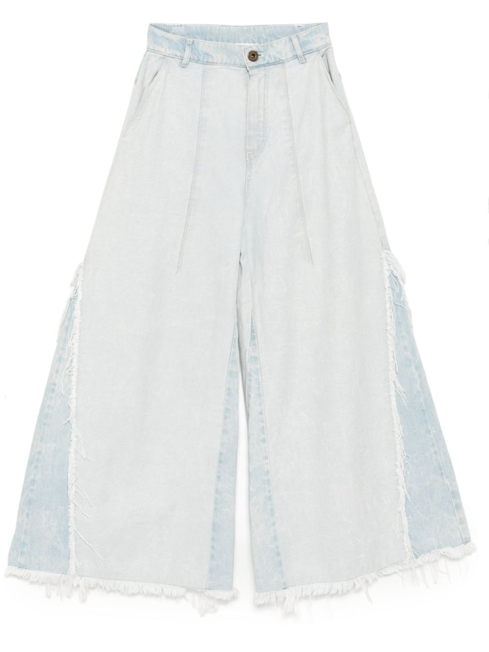 Chloé Pre-Owned 阔腿喇叭牛仔裤（典藏款） - 蓝色