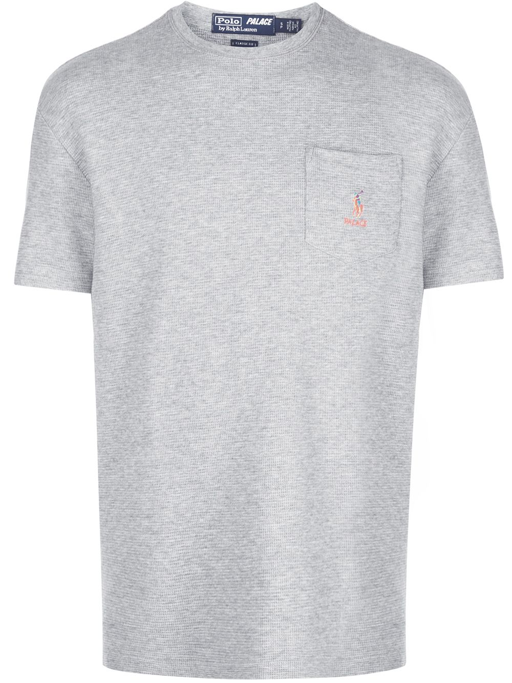 Palace x Polo logo T恤 - 灰色