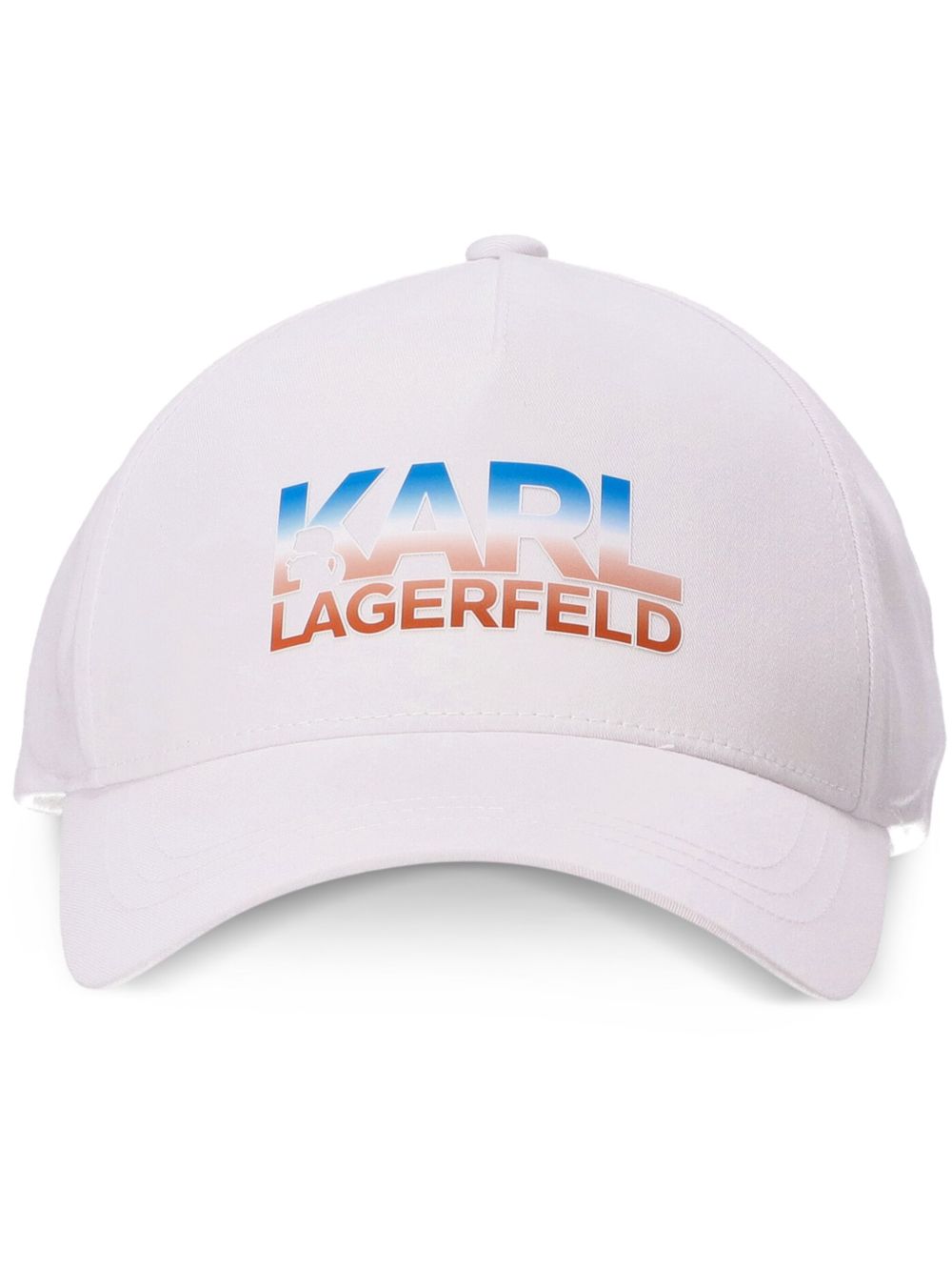 Karl Lagerfeld Base 棒球帽 - 白色