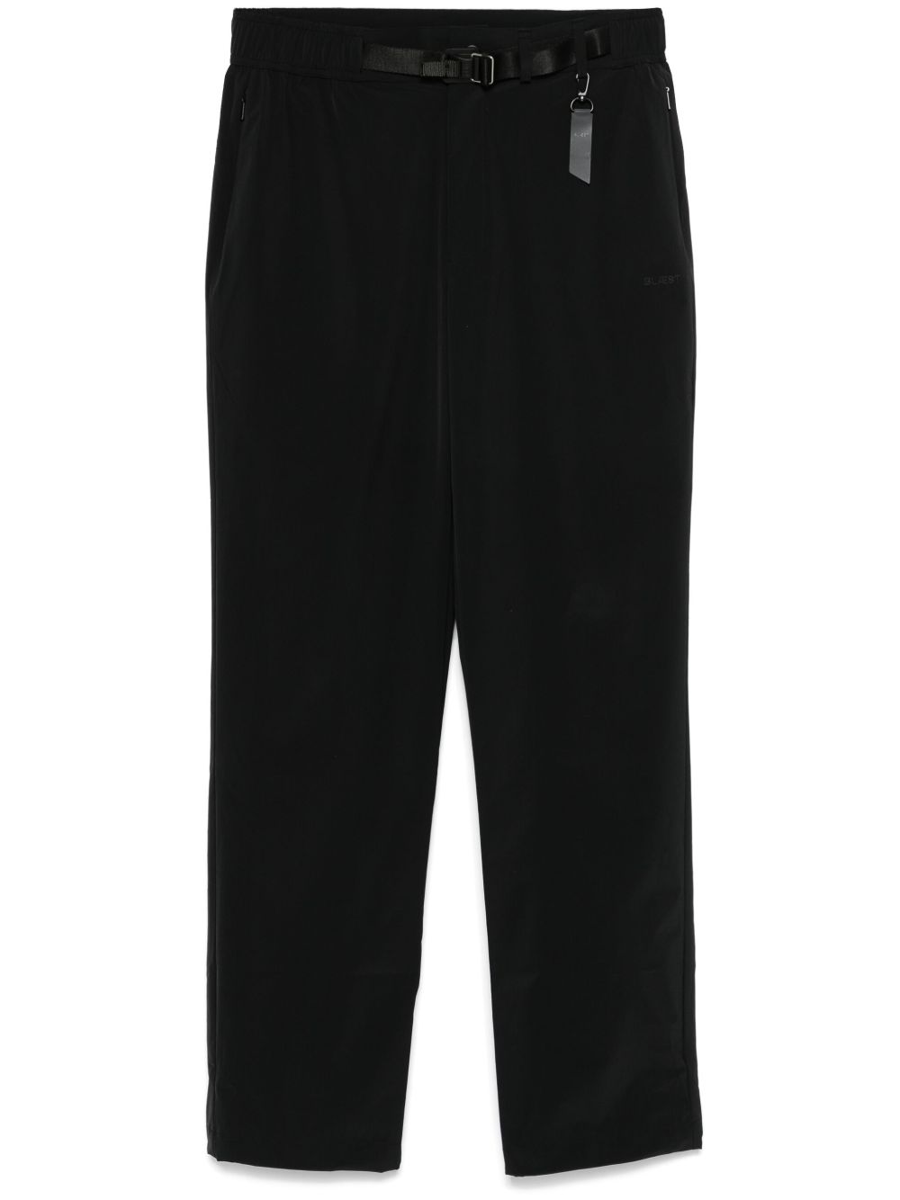Ea7 Emporio Armani logo印花运动裤 - 黑色