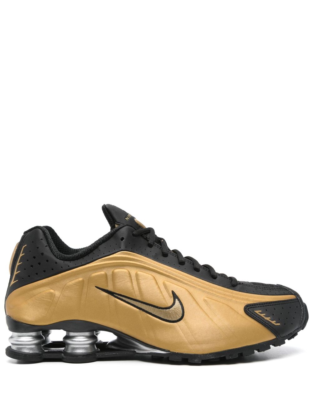 Nike Shox R4 运动鞋 - 金色