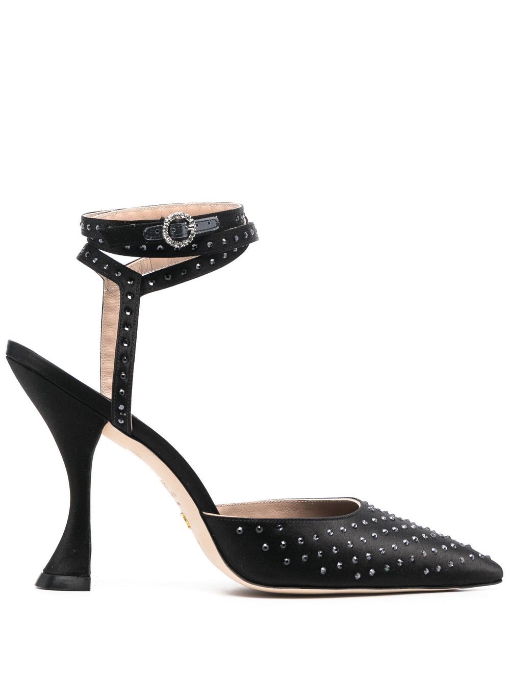Stuart Weitzman Glam XCurve 高跟鞋 - 黑色