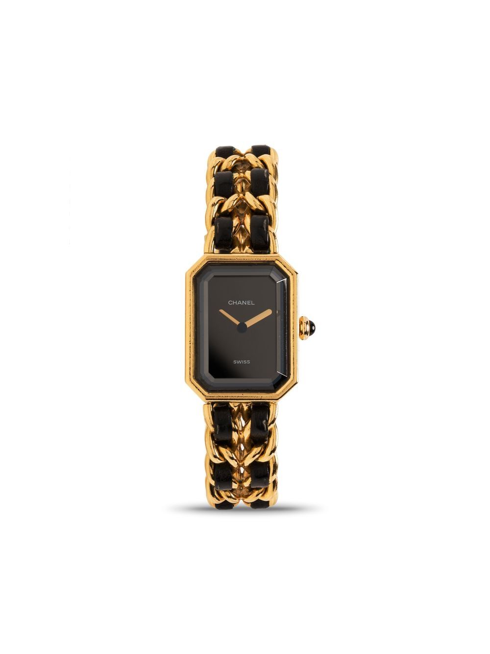 CHANEL Pre-Owned Première 20毫米腕表（1980年代典藏款） - 黑色