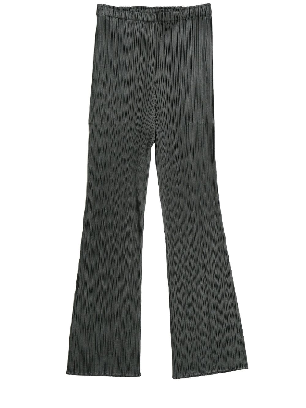 Pleats Please Issey Miyake plissé-effect trousers - 绿色