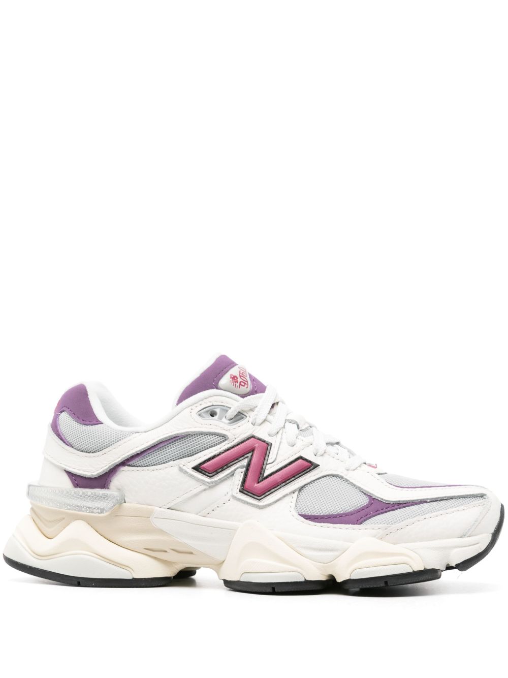 New Balance 9060 皮质运动鞋 - 白色