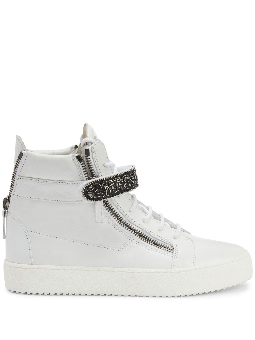 Giuseppe Zanotti Coby Deluxe 高帮运动鞋 - 白色