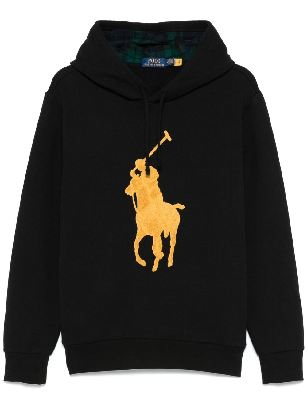 Polo Ralph Lauren Polo Pony 图案连帽衫 - 黑色