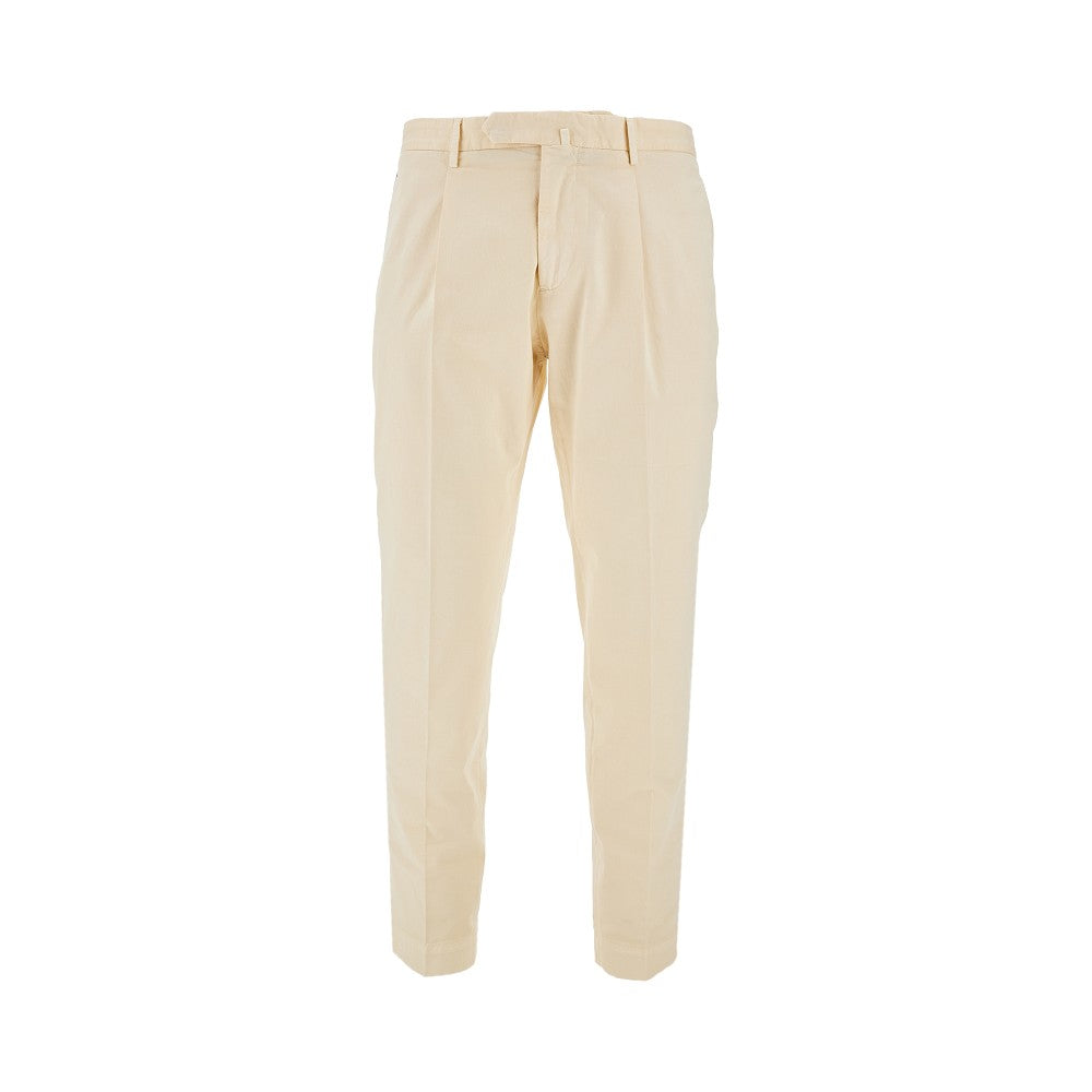 SANTANIELLO Stretch twill 'Arechi' trousers Man