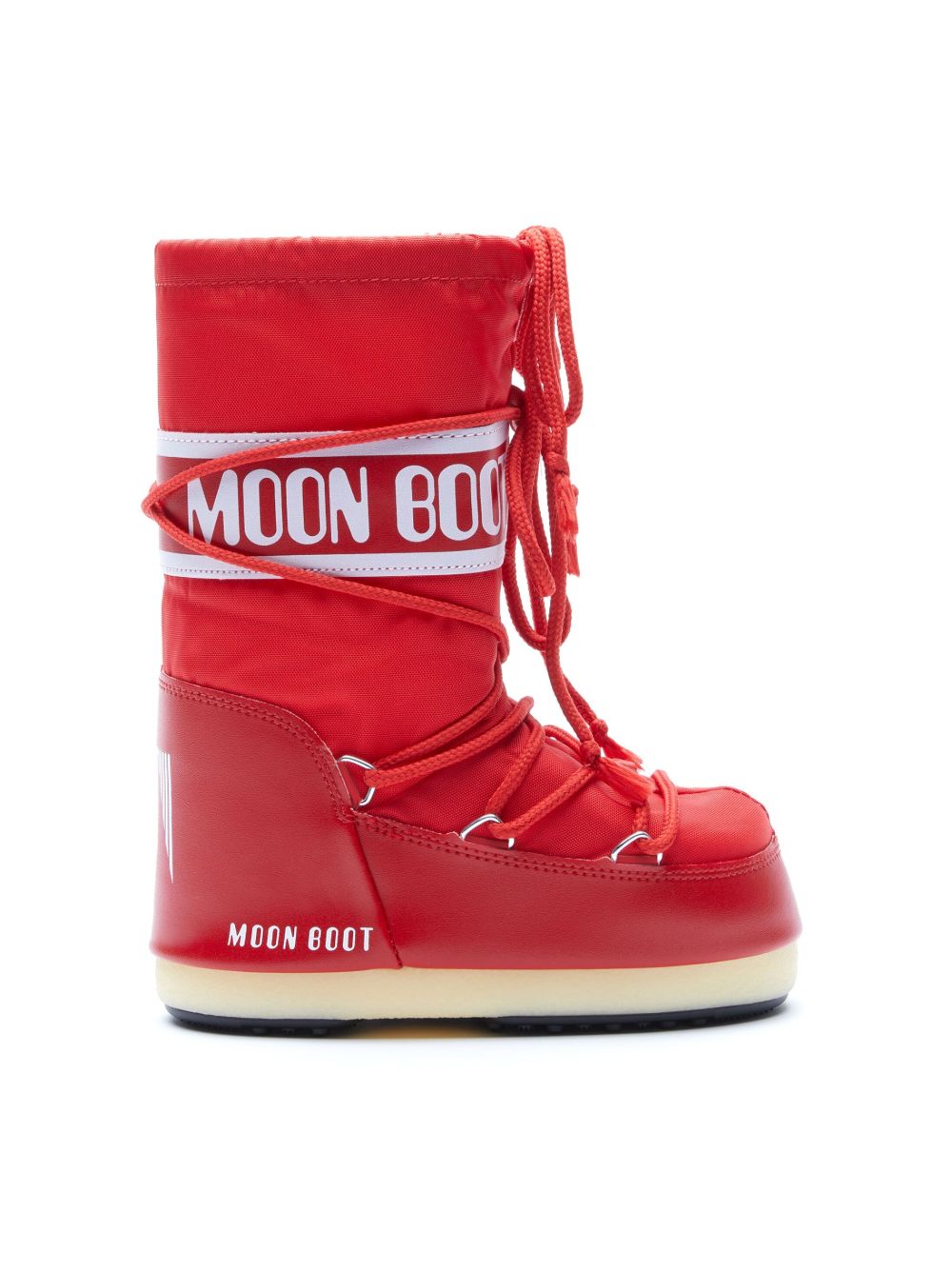 Moon Boot Kids Icon 雪靴 - 红色