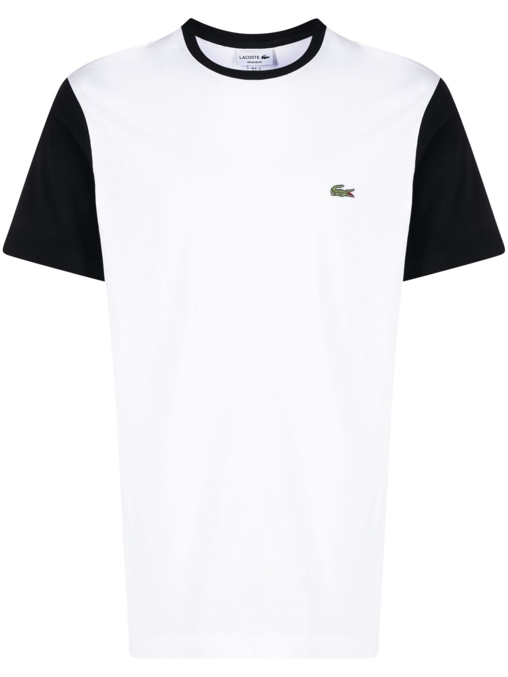 Lacoste 标贴拼色T恤 - 白色