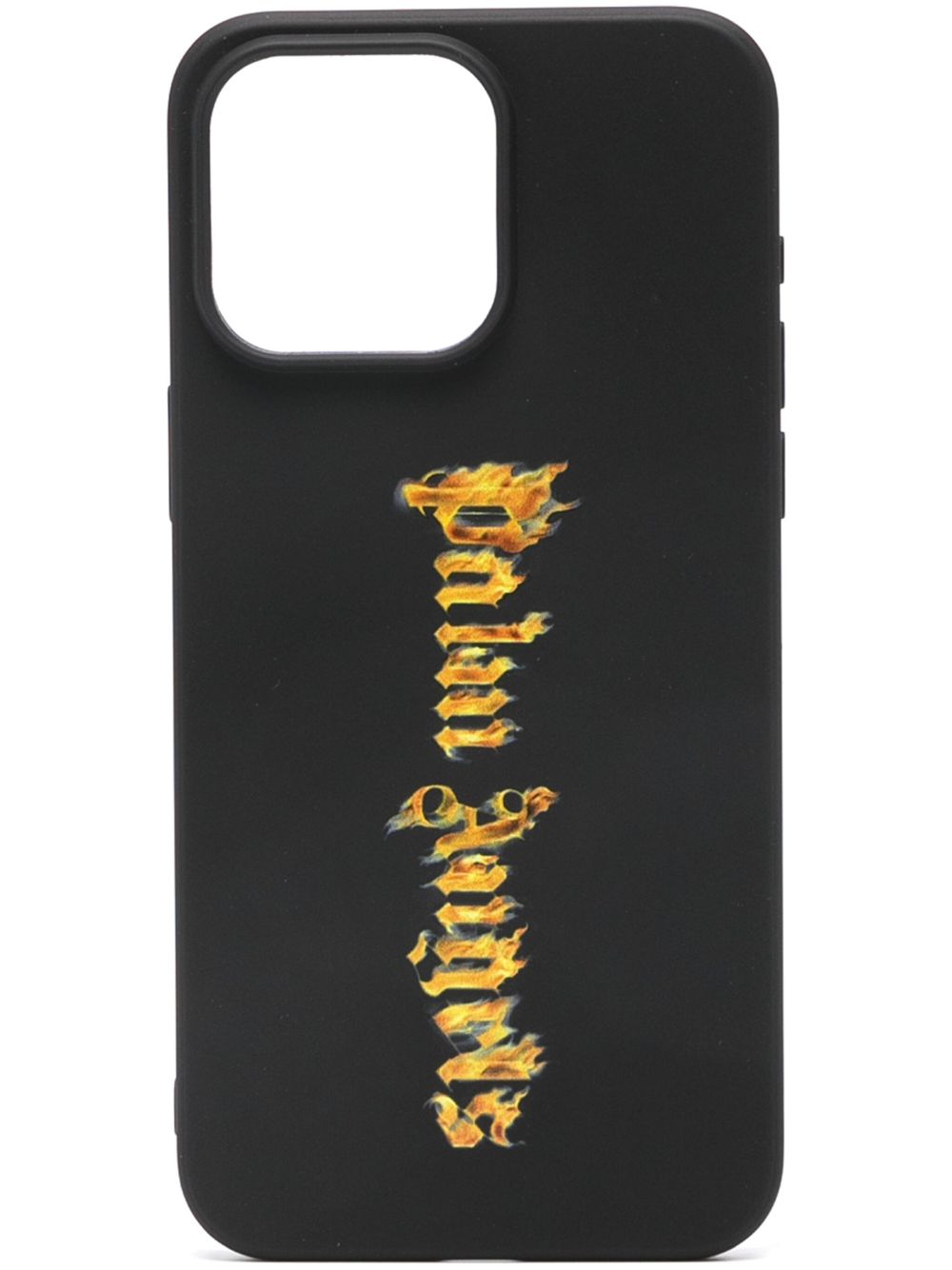 Palm Angels iPhone 15 Pro Burning logo印花手机壳 - 黑色