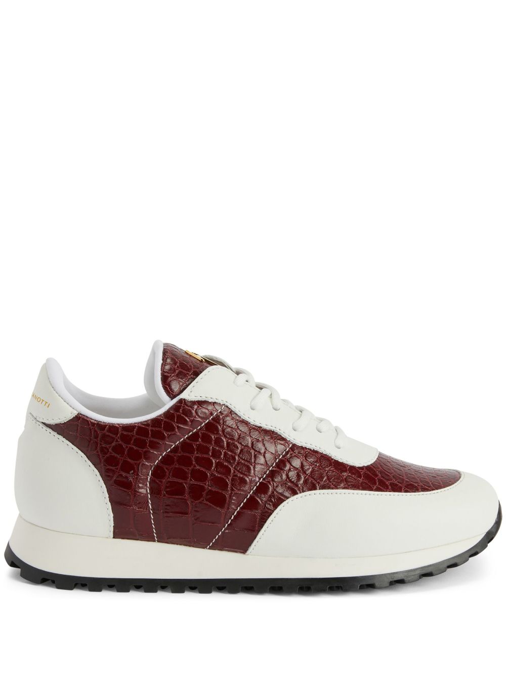 Giuseppe Zanotti Jimi 低帮皮质运动鞋 - 彩色