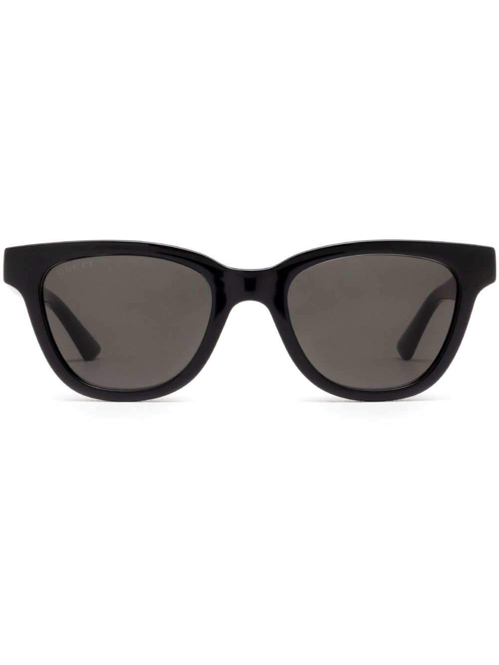 Gucci Eyewear 古驰 logo标牌方框太阳眼镜 - 黑色