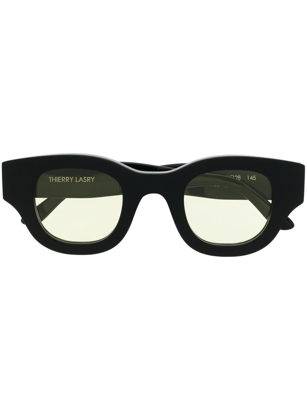 Thierry Lasry Autoracy 101 圆框太阳眼镜 - 黑色