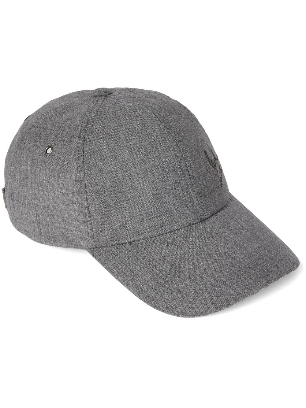 Paul Smith logo刺绣棒球帽 - 灰色