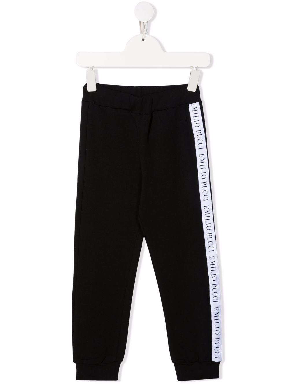 PUCCI Junior logo运动裤 - 黑色