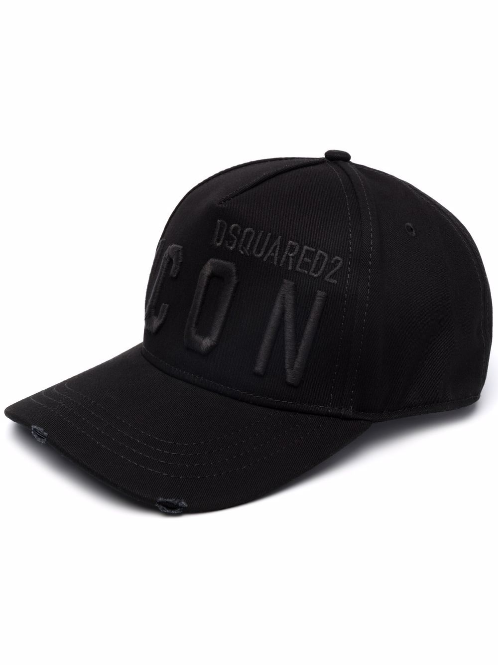DSQUARED2 D2次方 Icon 刺绣棒球帽 - 黑色