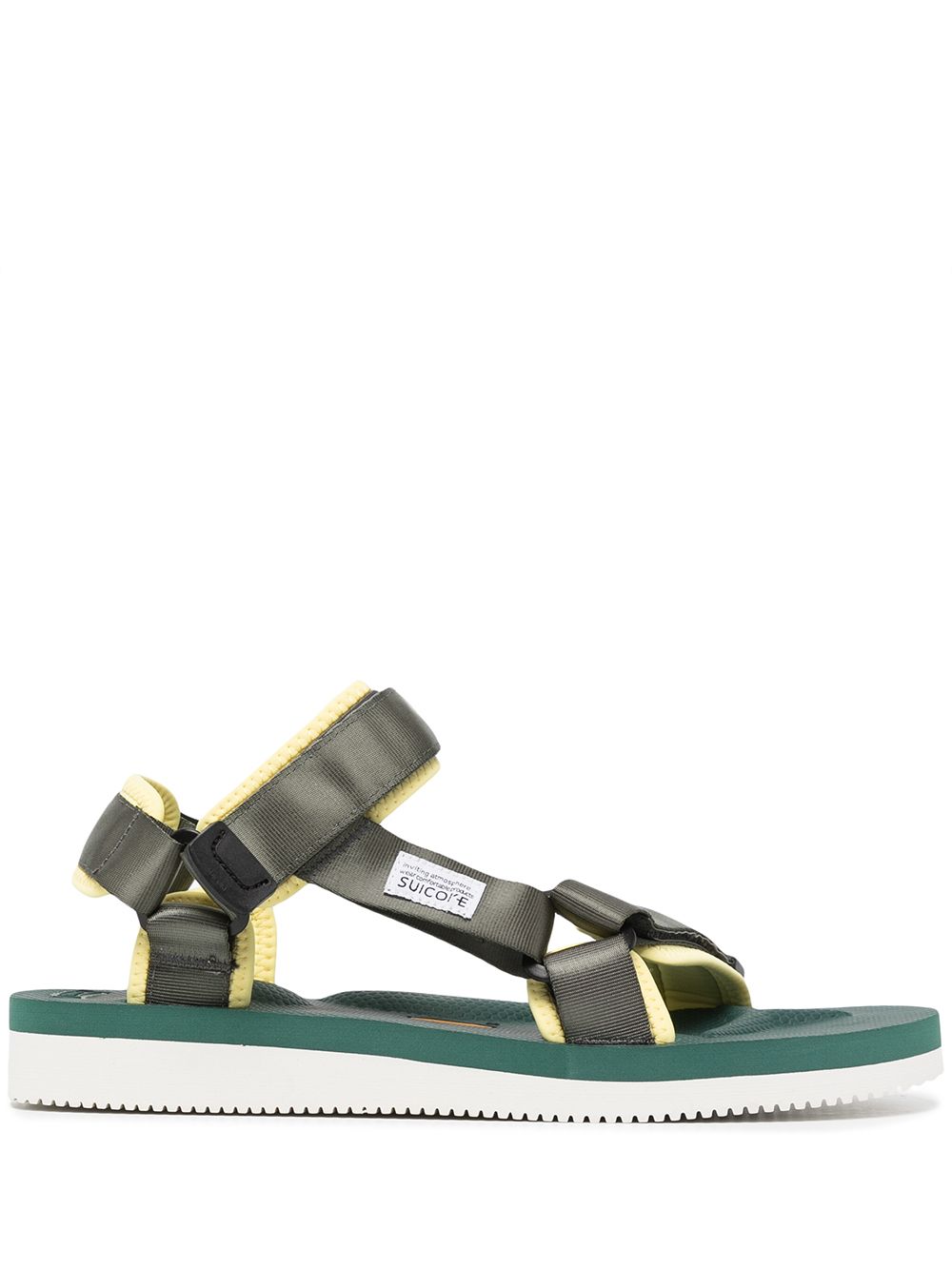Suicoke Depa-V2 平底凉鞋 - 绿色