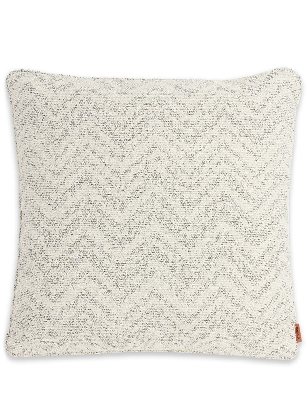 Missoni Home Columbia Z字形图案编织中号抱枕 - 中性色