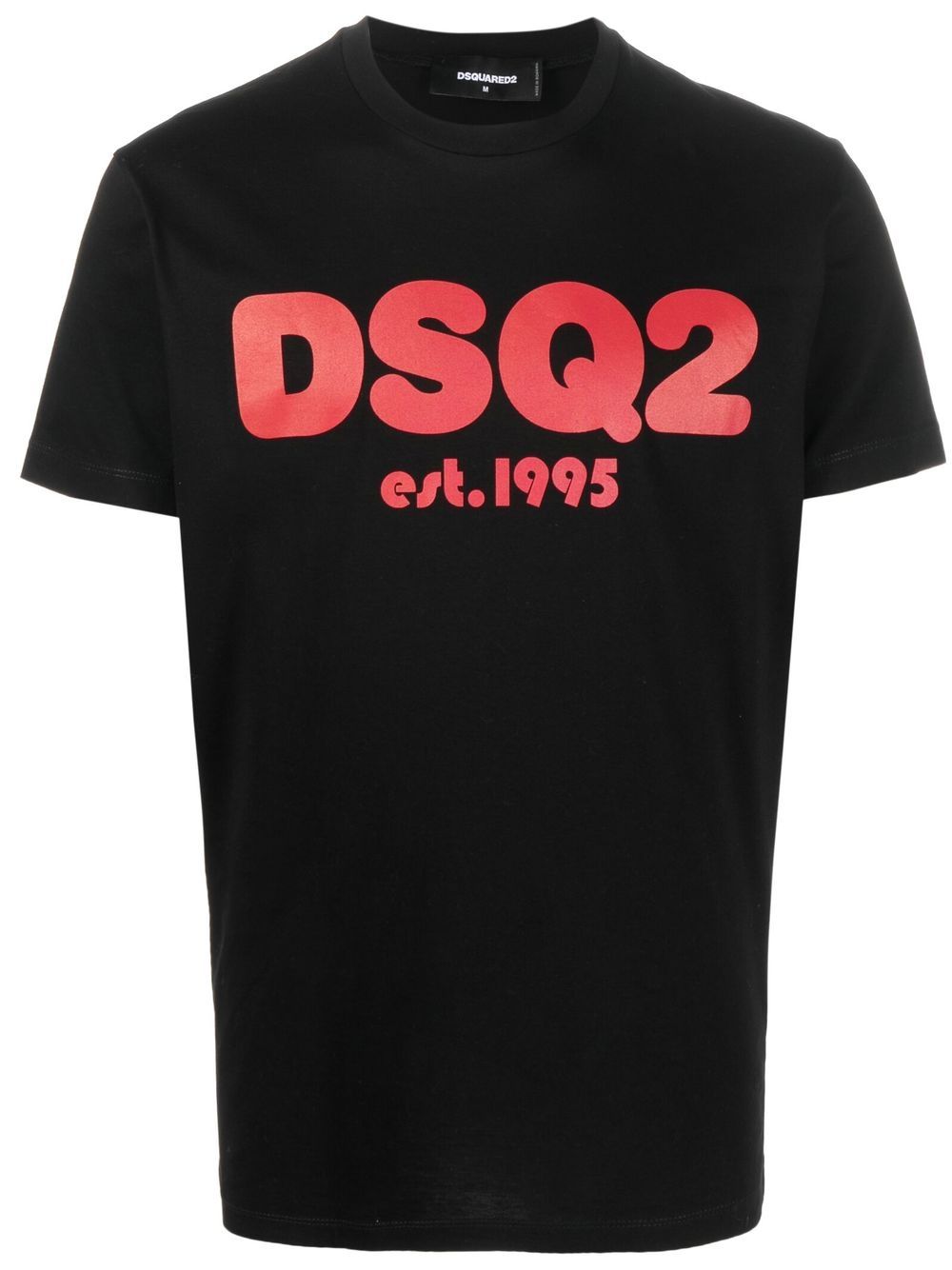 DSQUARED2 logo印花T恤 - 黑色