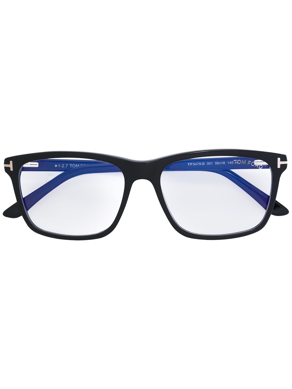 TOM FORD Eyewear 方形框眼镜 - 黑色